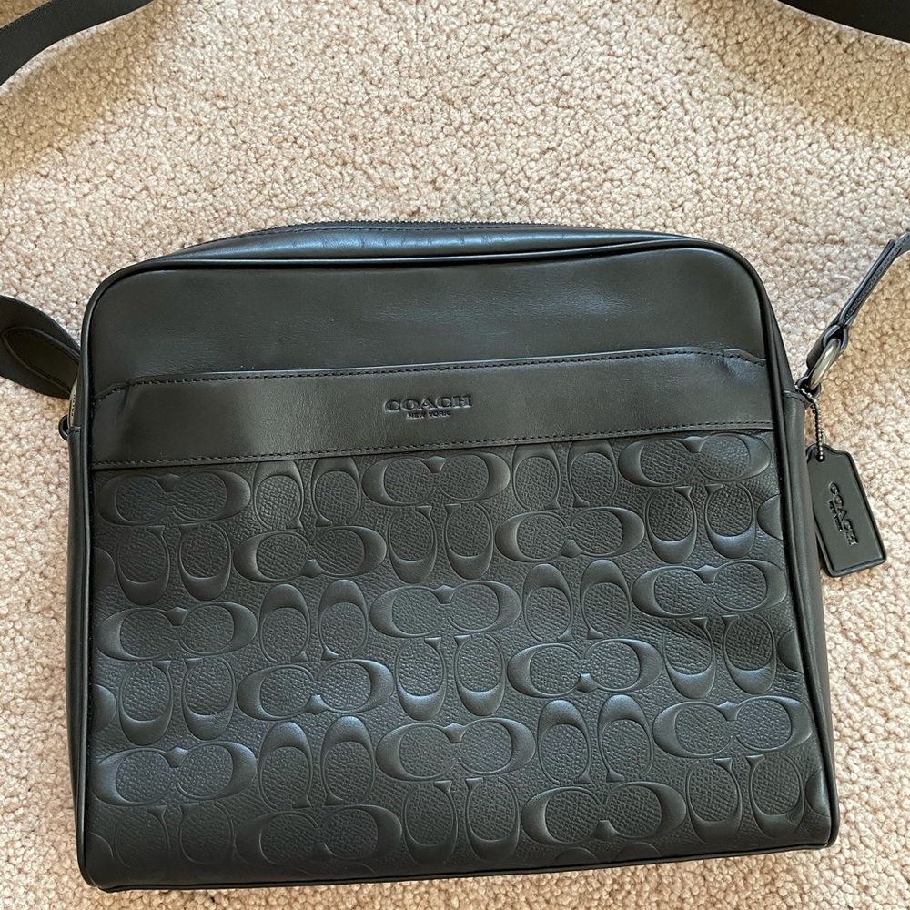 Coach charles flight crossbody